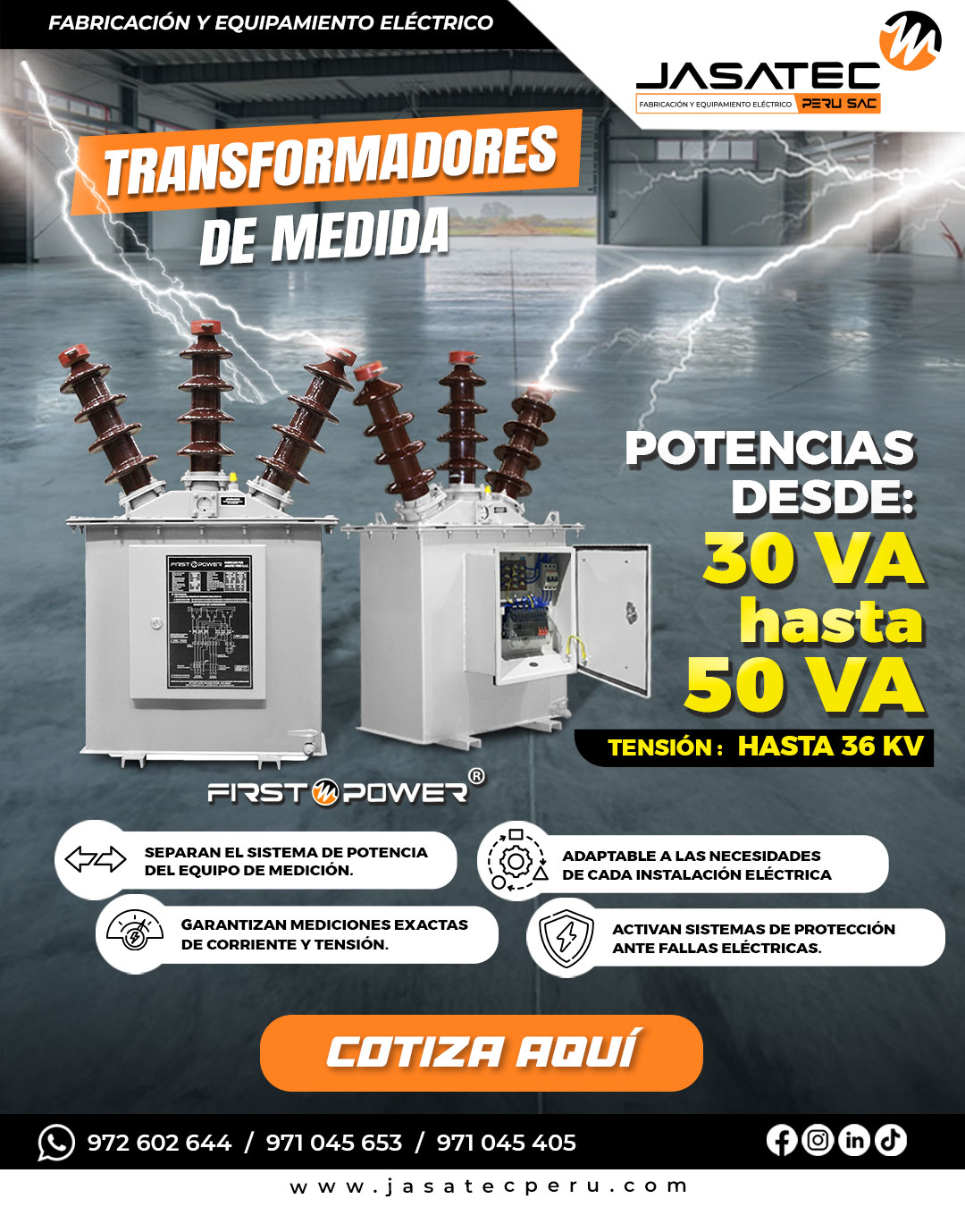 Transformador Mixto de Medida JASATEC