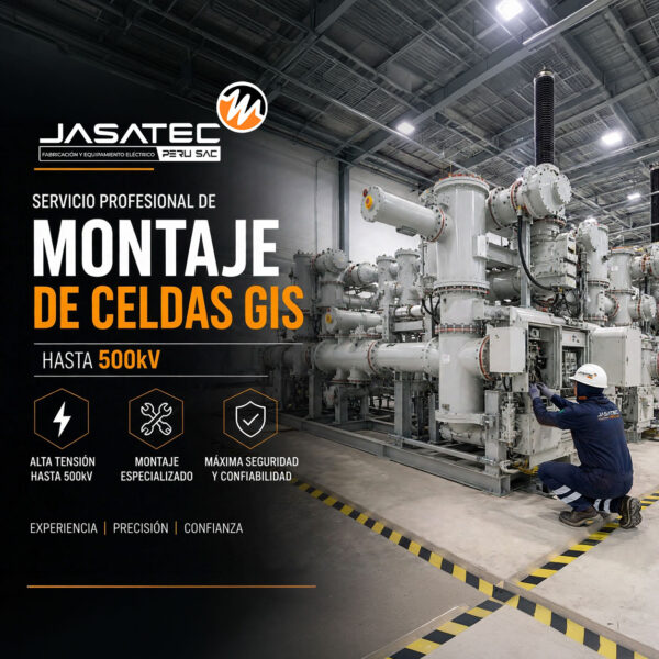 Montaje de celdas GIS hasta 500kV